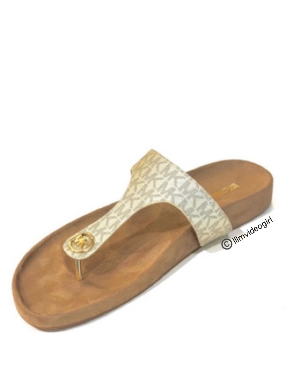 MICHAEL Michael Kors Lucinda Signature Logo Sandal (NWOT)
